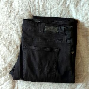 Farrah high rise skinny jean red AG 30